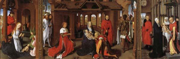 The Nativity,The Adoration of the Magi,The Presentation in the Temple, Hans Memling